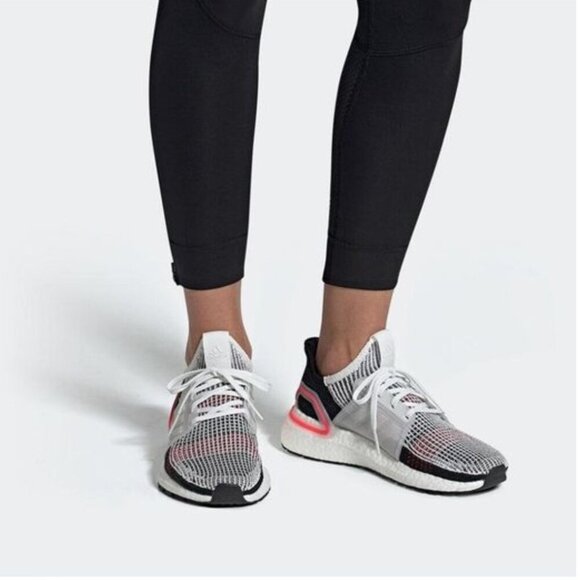 ADIDAS Ultraboost 19 Laser Red Sneakers - Picture 1 of 10